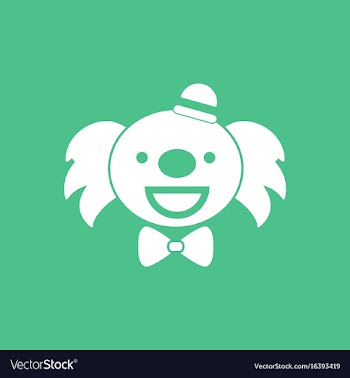 Circus clown vector image