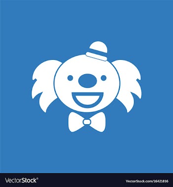 Circus clown vector image
