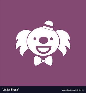 Circus clown vector image