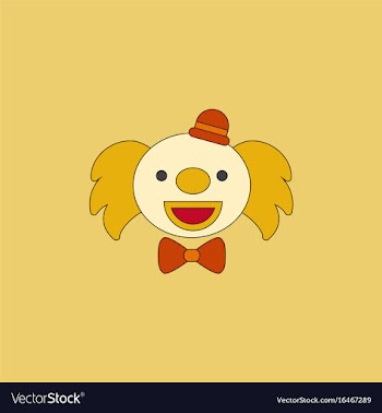 Circus clown vector image