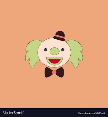 Circus clown vector image