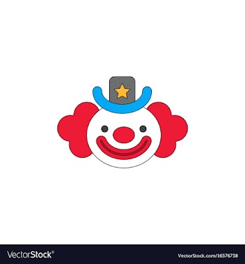 Circus clown vector image