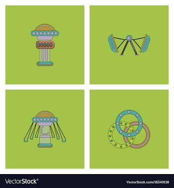 Circus collection vector image