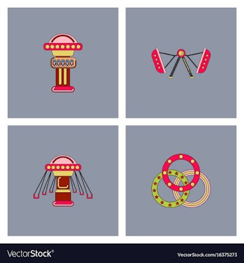 Circus collection vector image