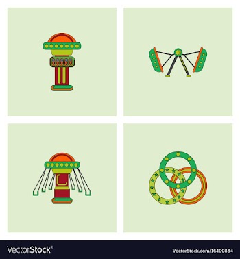 Circus collection vector image