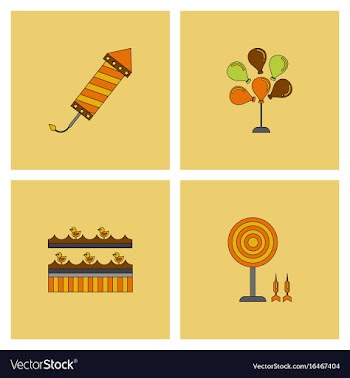 Circus collection vector image