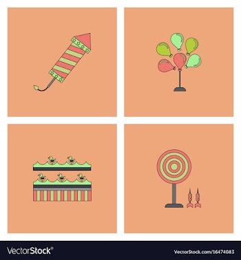 Circus collection vector image
