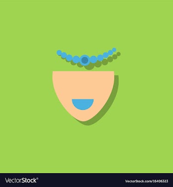Circus contortionist girl cute flat cartoon style vector image