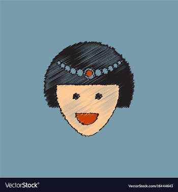 Circus contortionist girl cute flat cartoon style vector image