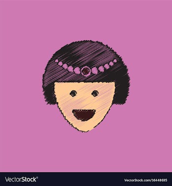 Circus contortionist girl cute flat cartoon style vector image