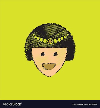 Circus contortionist girl cute flat cartoon style vector image