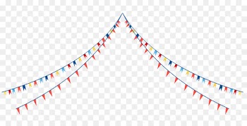 Circus Photography Party Festival Entertainment - Cartoon hand painted flags flag 