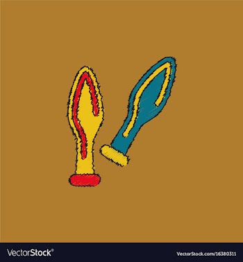 Circus pikelancespear eps10 in hatching style vector image