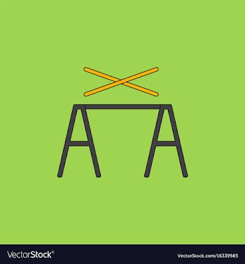 Circus pole balancerequipment vector image