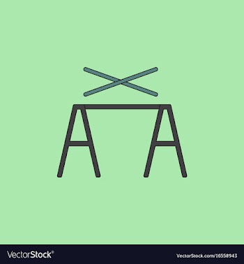 Circus pole balancerequipment vector image
