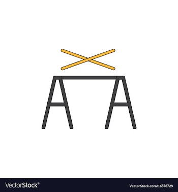 Circus pole balancerequipment vector image