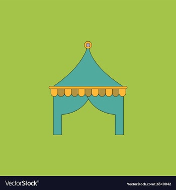 Circus tent vector image