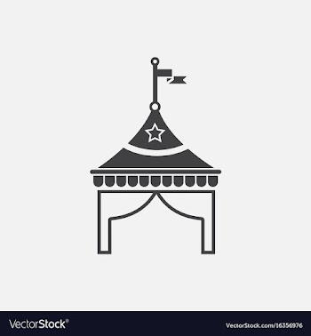 Circus tent vector image