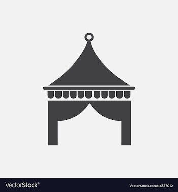 Circus tent vector image