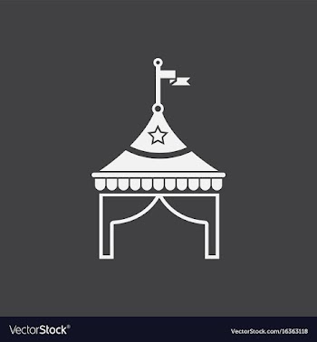Circus tent vector image
