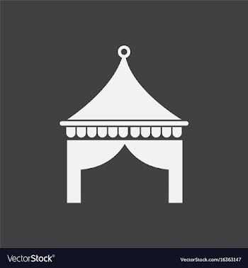 Circus tent vector image