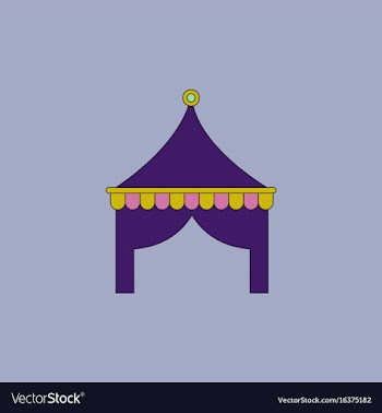 Circus tent vector image
