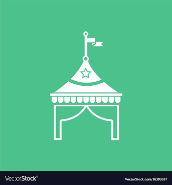 Circus tent vector image