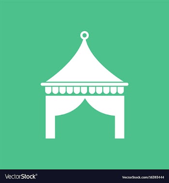 Circus tent vector image