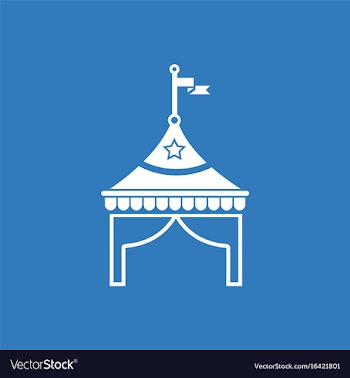 Circus tent vector image