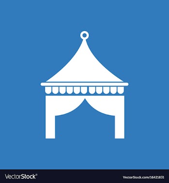 Circus tent vector image
