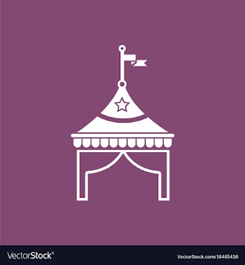 Circus tent vector image