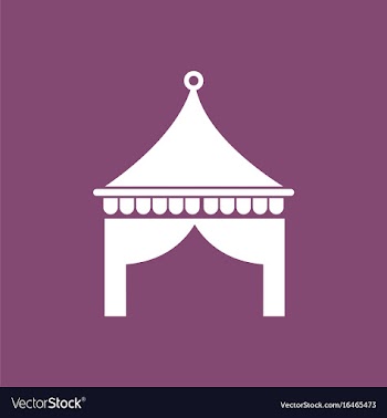 Circus tent vector image