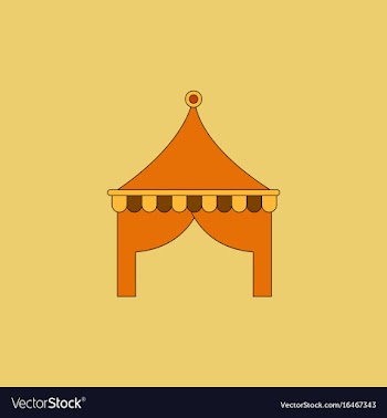 Circus tent vector image