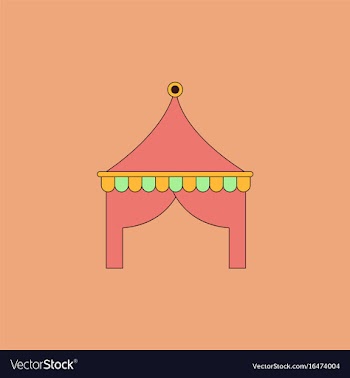 Circus tent vector image