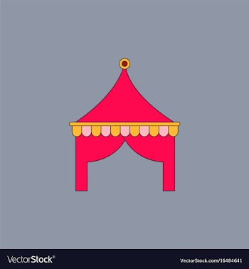 Circus tent vector image