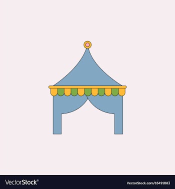 Circus tent vector image