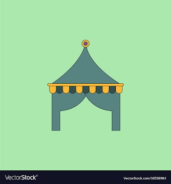 Circus tent vector image