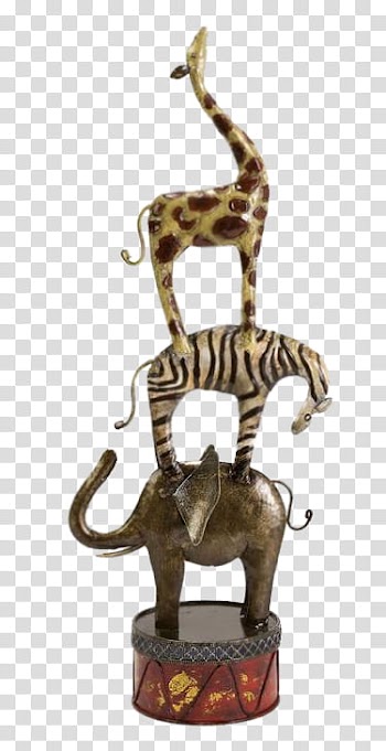 Circus, three assorted animals decor transparent background PNG clipart