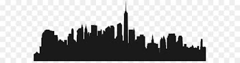 Cities: Skylines New York City Silhouette Wall decal - City Buildings Silhouette PNG Clip Art 