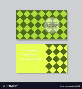 City background business card design template can vector image
