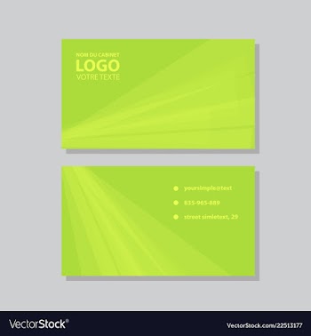 City background business card design template can vector image