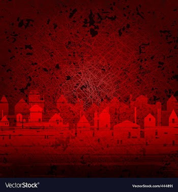 City background vector image