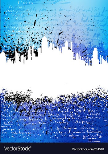City background vector image