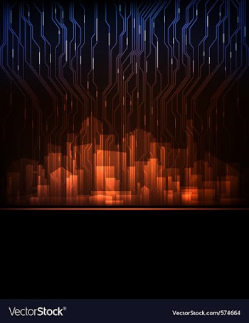 City background vector image