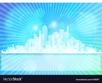City banner vector image
