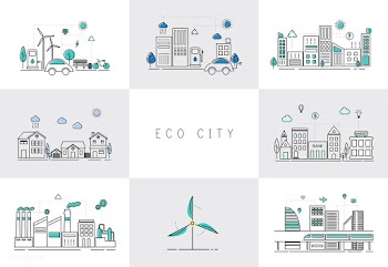 City building environment | Free stock vector - 77364