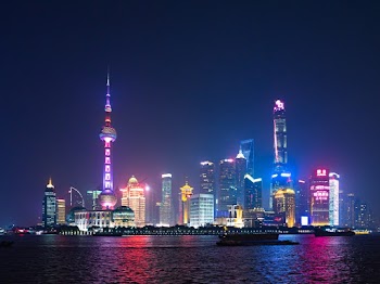 City Buildings at Night