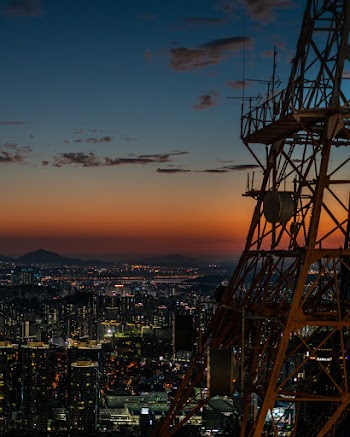 City Buildings during Nighttime