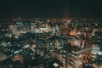 City Buildings during Nighttime