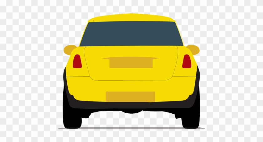 City Car Rear View Transparent Png - Rear Car Clip Art